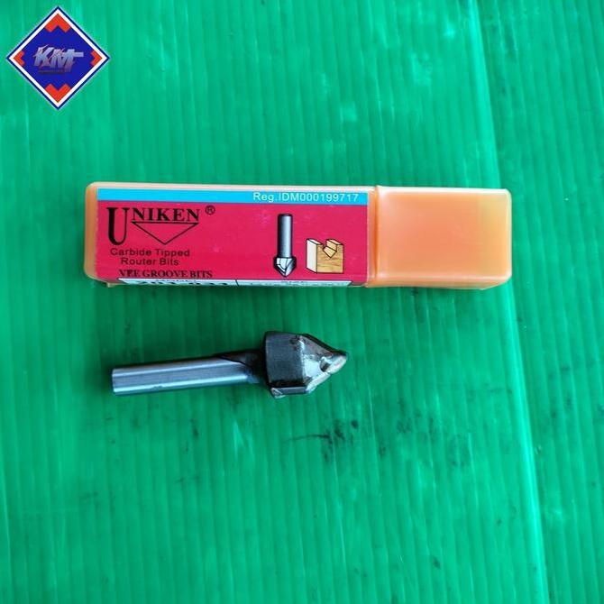 Jual MATA PROFIL ACP MATA ROUTER V GROVE 16MM 1/4