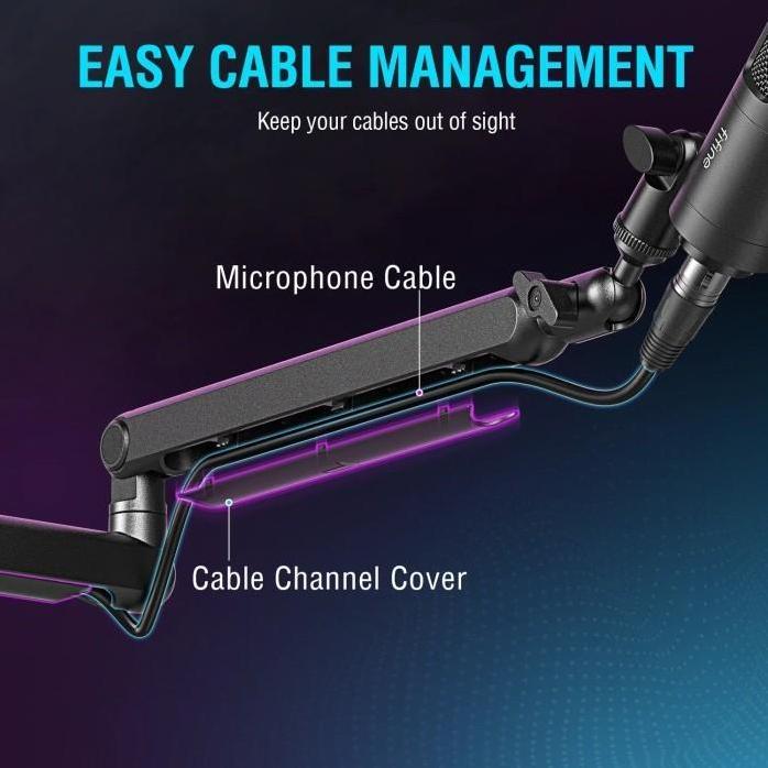 Jual Fifine Bm63 / Bm66 / Bm88 Mic Boom Arm Stand With Build-In Springs ...