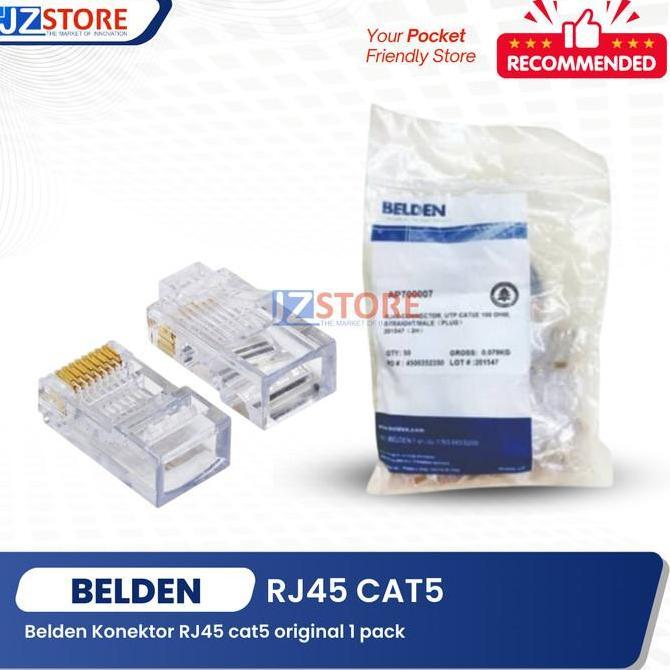 Jual Belden Konektor RJ45 cat5 original 1 pack | Shopee Indonesia