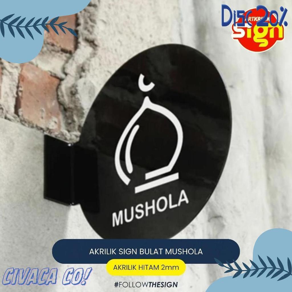 Jual Diskon Up To 70% Artkrilik - Sign Board Mushola - Pop Up Signage ...