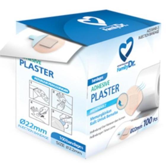 Jual PLASTER FAMILYDR ADHESIVE BANDAGES PLASTER KASA BULAT UNTUK JARUM ...