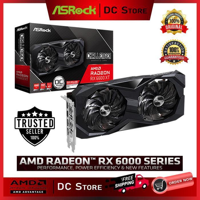Jual Vga Amd Radeon Rx 6600 Xt 8Gb Gddr6 128Bit Graphic Card Pc Gaming ...