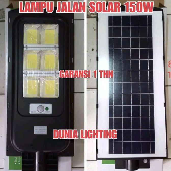 Jual LAMPU JALAN LED SOLAR CELL 150W 150WATT PJU TENAGA SURYA 150 WATT ...
