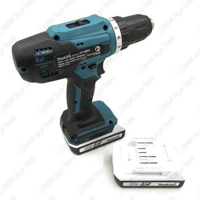 Jual Promo MAKITA DF488D Mesin Bor Cordless Baterai Besi Kayu Driver ...