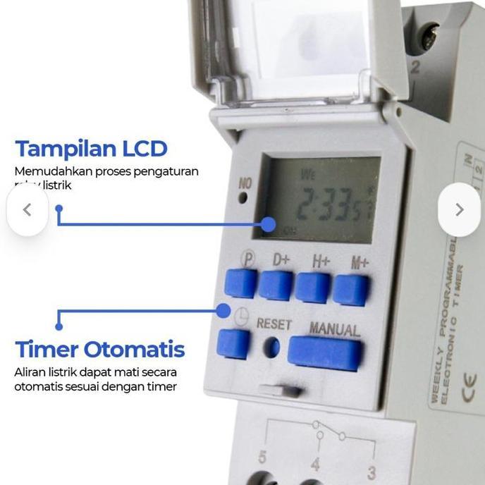 Jual Miliki Taffware Programmable Digital Timer Switch Relay 28 Program ...