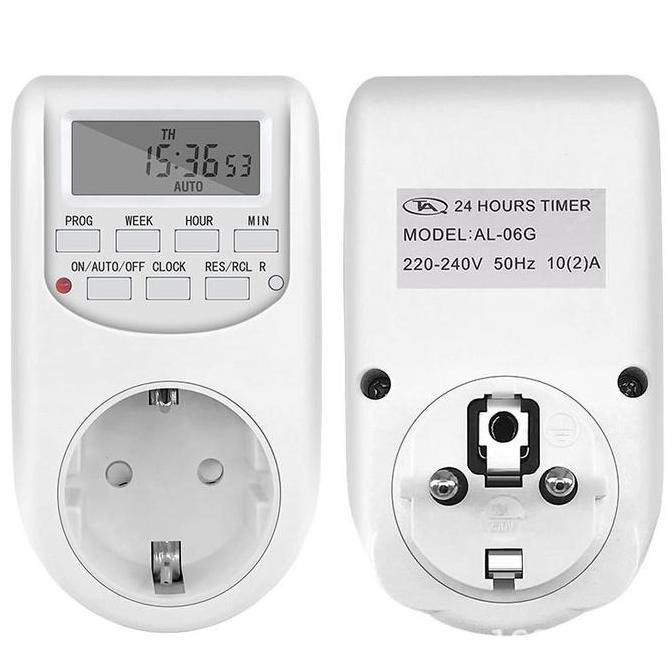 Jual Stop Kontak Listrik Digital Timer Switch automatis Programmable AL ...