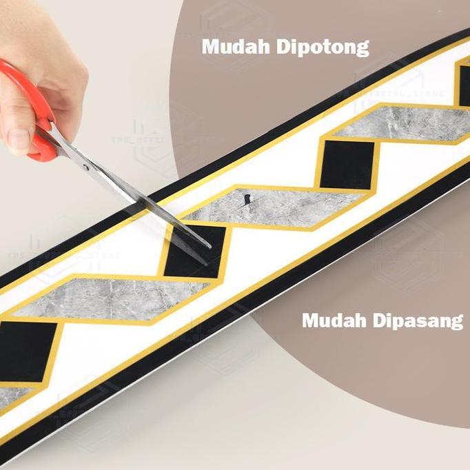 Jual Dekdok- List Dinding Pvc Versi Tebal Tebal 5M X 10Cm Anti Air ...