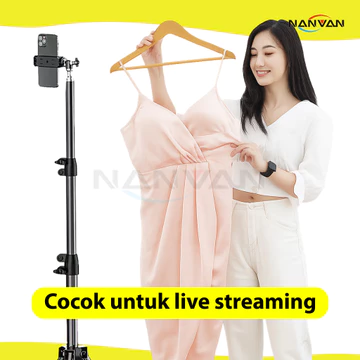 NANVAN Tripod Holder HP Kamera Tinggi 2.1M – Stand Live Streaming Rekam Video Foto