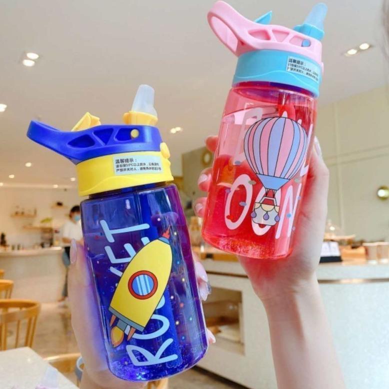 Jual Hot Sale Botol Minum Anak Motif Karakter 480Ml Termos Gambar Roket ...