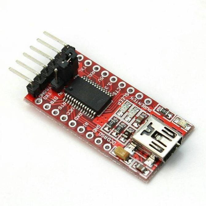 Jual Gaskita- Ft232Rl Ftdi Usb To Serial Ttl Module 3.3V 5V Ft232 Rx Tx ...