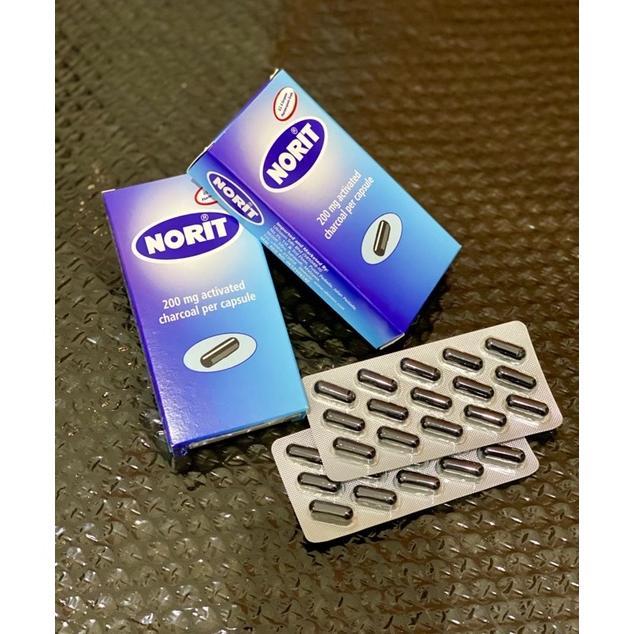 Jual Norit Capsule Norit Kapsul Norit 200mg Isi 30 Caps Original ...