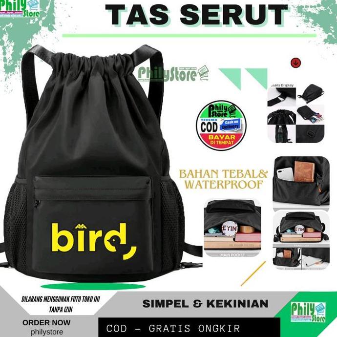 Jual tas serut running pack / tas jogging / tas sepeda, Tas Stringbag ...