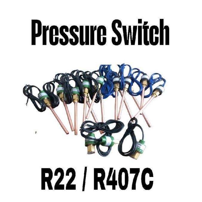 Jual Pressure Switch For R22/407c high and Low + neple pentil | Shopee ...