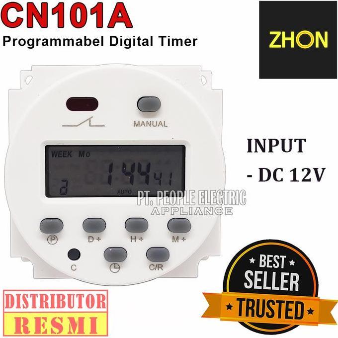 Jual Timer Switch Digital Cn101A Time Delay Relay 12V Dc Asli | Shopee ...