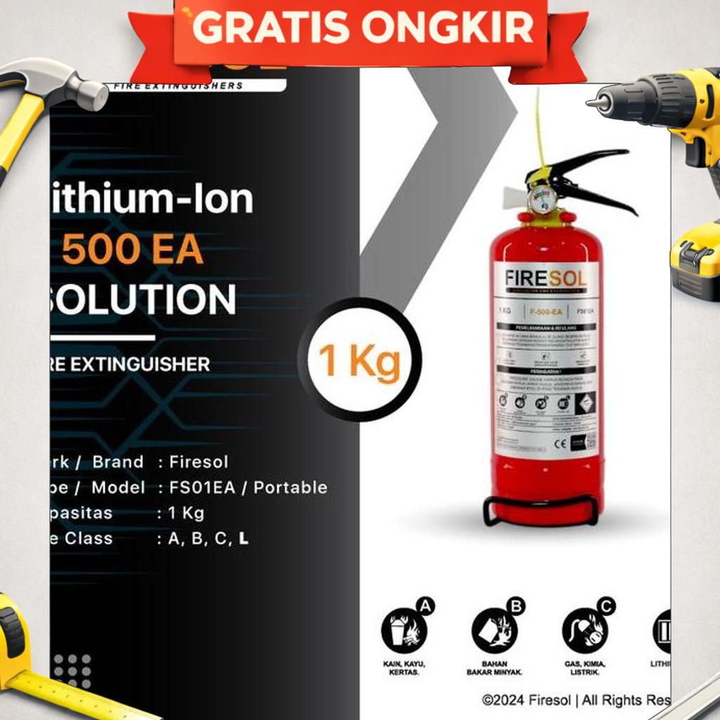 Jual Firesol Apar 1 Kg F500Ea Kualitas Premium Alat Pemadam Kebakaran ...