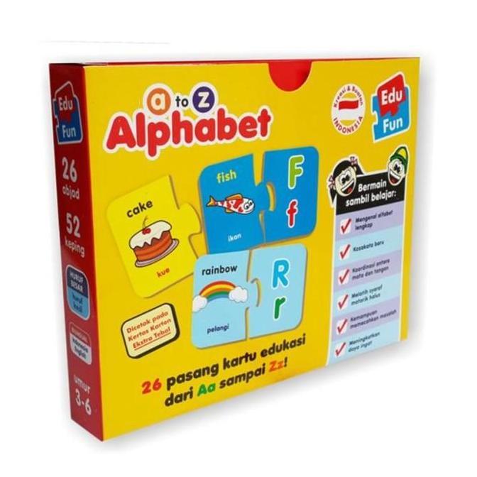 Jual FLASH CARD PUZZLE Alphabet | Shopee Indonesia