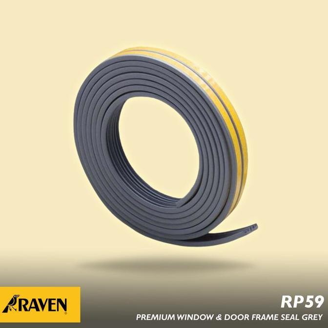 Jual TERLARIS - RAVEN Door Seal RP59 Grey 6 Meter Penutup Celah Pintu ...