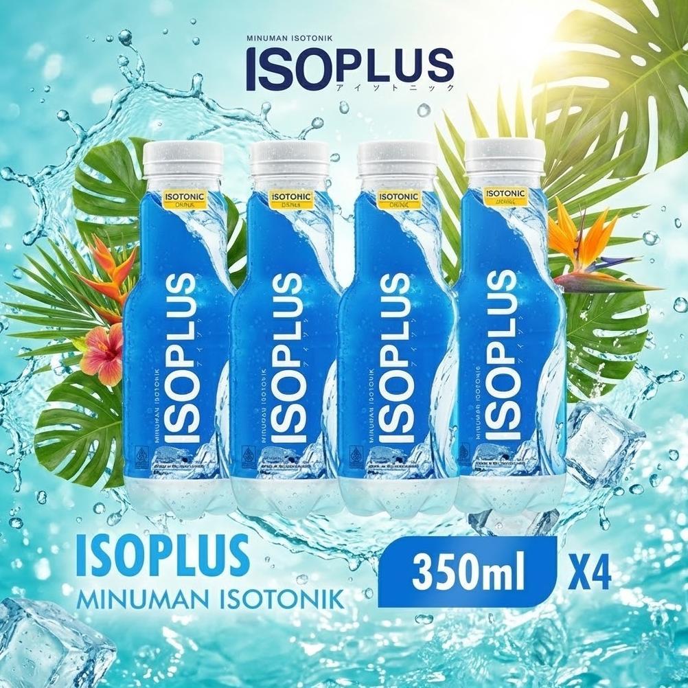 Jual Isoplus Botol 350 Ml X4 Pcs | Shopee Indonesia