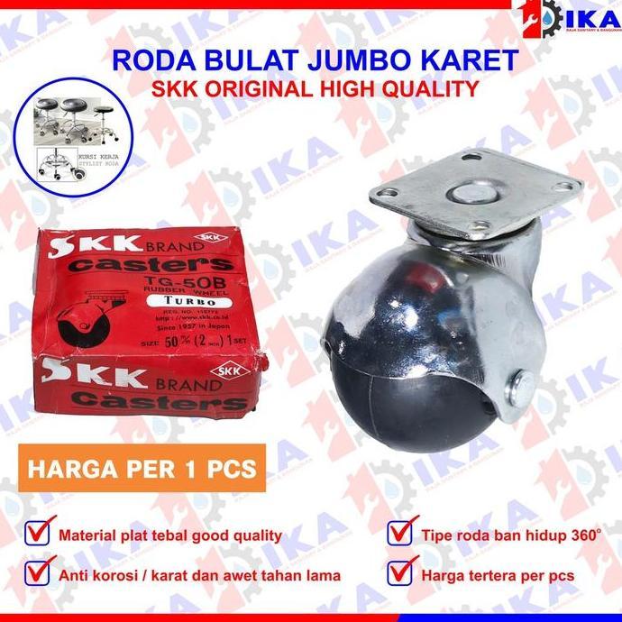 Jual REVOSHOP Roda Etalase Roda Bulat Karet SKK TG 50 UKURAN JUMBO Roda ...