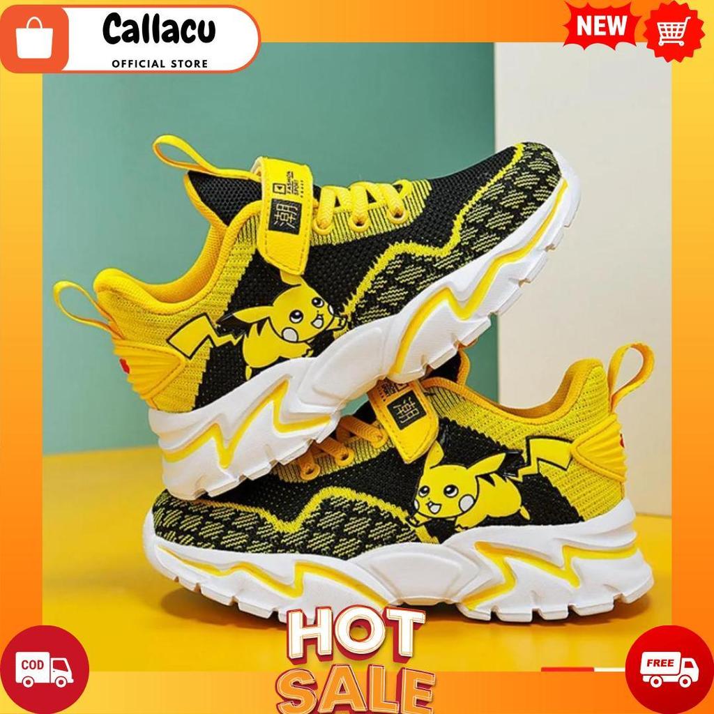 Jual WNR SEPATU POKEMON ANAK LAKI LAKI PIKACHU LUCU READY SIZE 26-35 ...