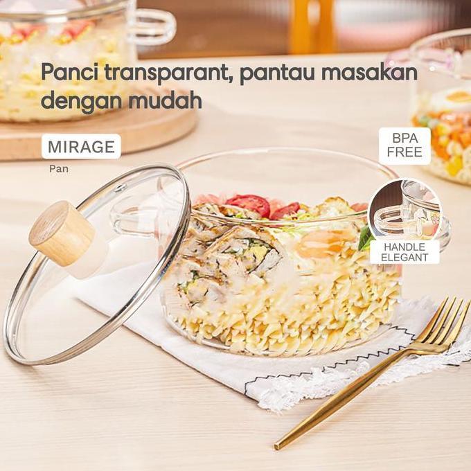 Jual Youware - Mirage Panci Air Rebus Kaca Transparan / Panci masak sop ...