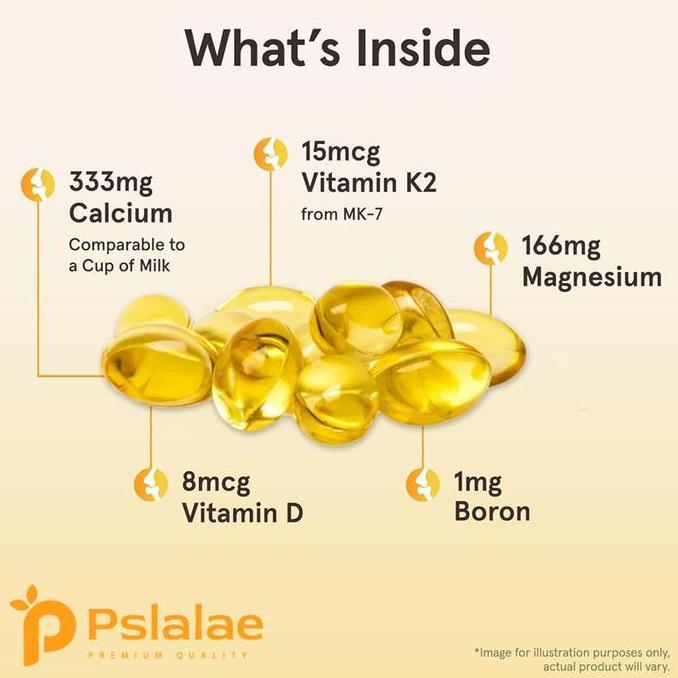 Jual Pslalae-Suplemen Boneup-Mengandung Vitamin C, Vitamin D, Kalsium ...