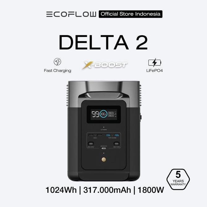 Jual ECOFLOW DELTA 2 1024WH 1800W POWER STATION SOLAR GENERATOR LFP ...
