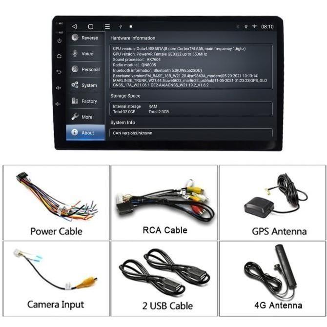 Jual Headunit Android 9 Inch 10 Inch Topway Ts18 Uis8581a Octacore 16 