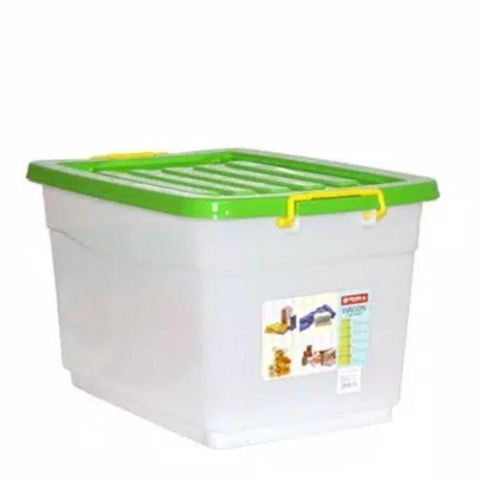 Jual Box Container 100 Liter Roda Wagon Lion Star VC 20 Plastik ...