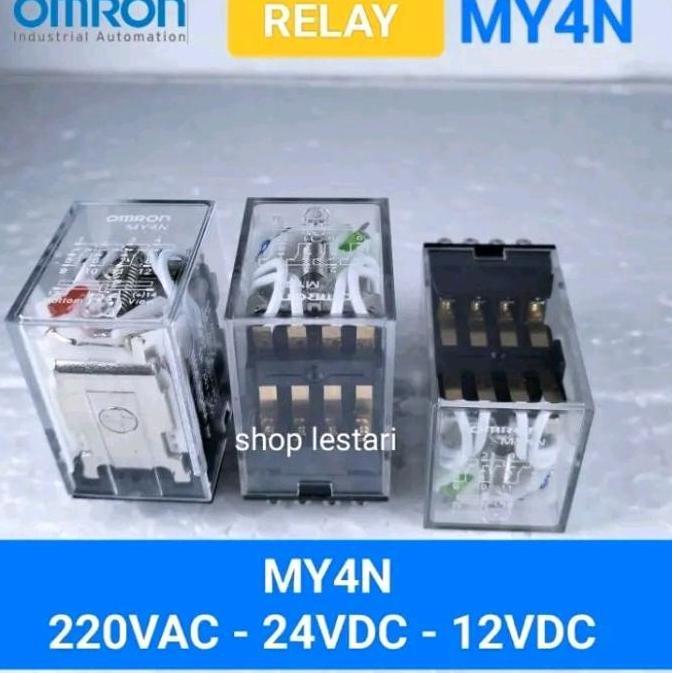 Jual relay omron my4 my4n 220vac 14pin original TERBATAS | Shopee Indonesia
