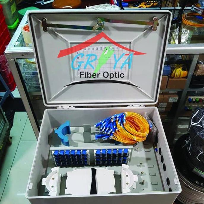 Jual BOX Odc 48 Core SC UPC Lengkap Pigtail,Adaptor Upc,Protec Sleeve ...