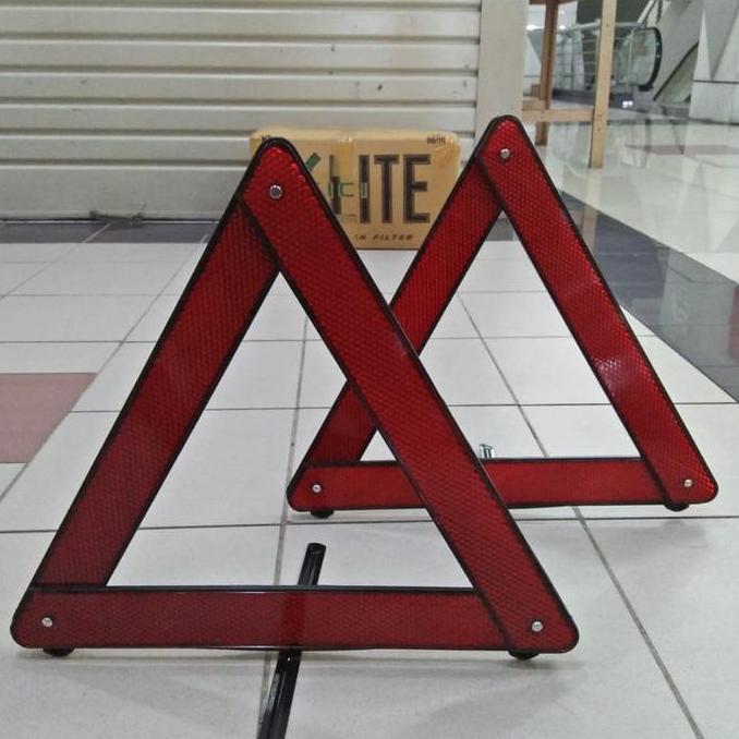 Jual Segi Tiga Reflecktor / Segi Tiga Rambu Darurat Asli | Shopee Indonesia