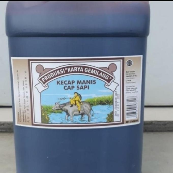 Jual kecap manis cap sapi 6kg | Shopee Indonesia