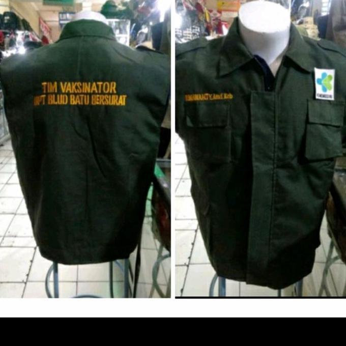 Jual ORIGINAL rompi kemenkes#rompi tim vaksinator READY STOCK | Shopee ...