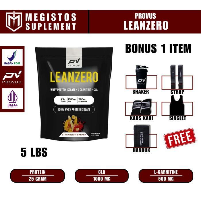 Jual PROVUS LEAN ZERO LEANZERO 100% WHEY PROTEIN ISOLATE 5 LBS BPOM ...