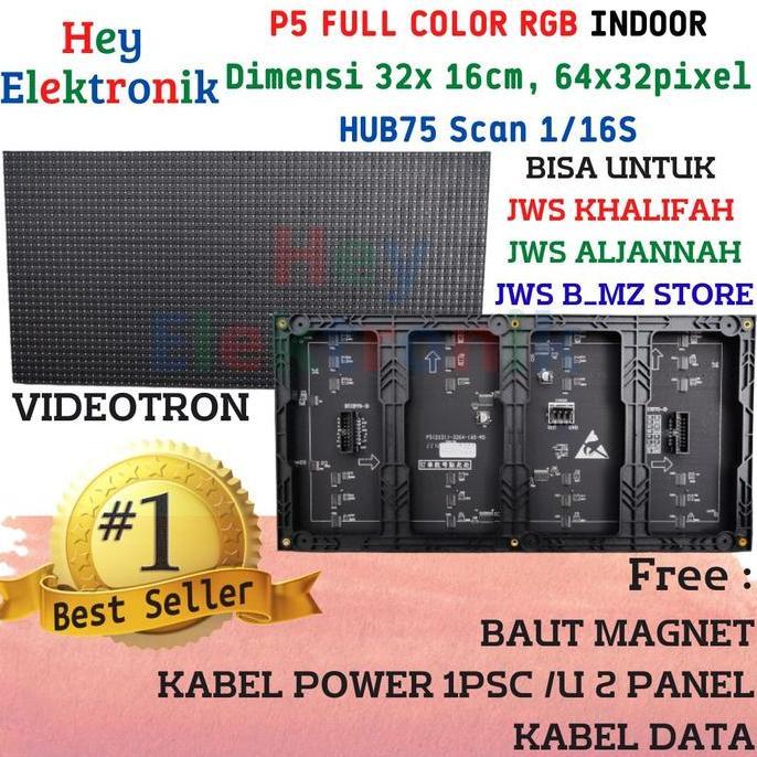 Jual Panel Module Led P5 Rgb Indoor Full Color Smd Running Text ...