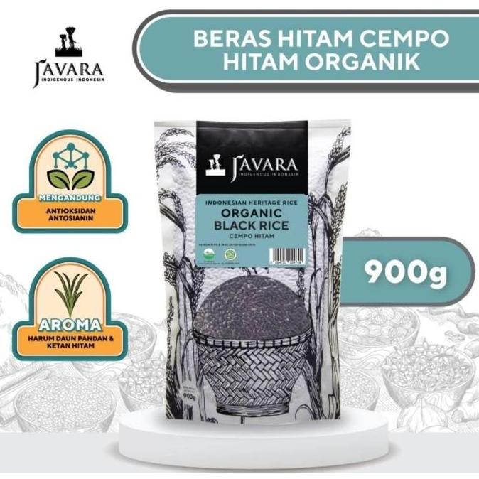Jual Javara - Beras Hitam Organik (Cempo Hitam) - Black Rice - Pouch ...