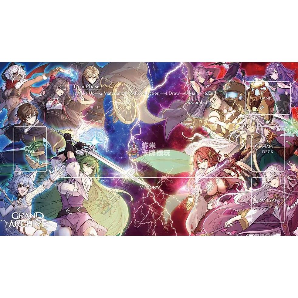 Jual Grand Archive Series 600x350mm Custom Playmat Playsheet
