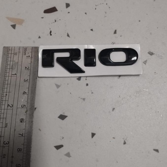 Jual EMBLEM HURUF RIO KIA ALL NEW RIO | Shopee Indonesia