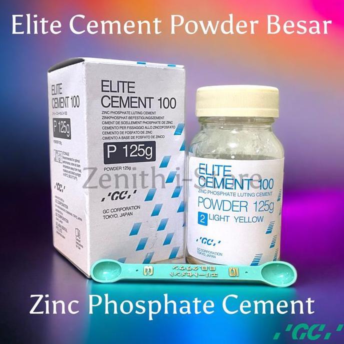 Jual Elite Cement Powder Besar GC Zinc Phospate 125gr | Shopee Indonesia