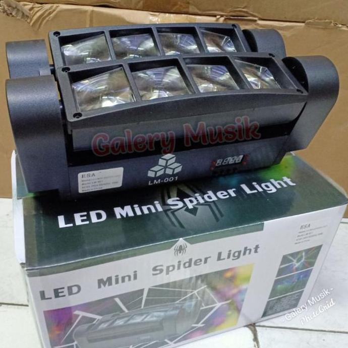 Jual Moving head mini spider 8x5watt LED mini spider light power 40watt ...
