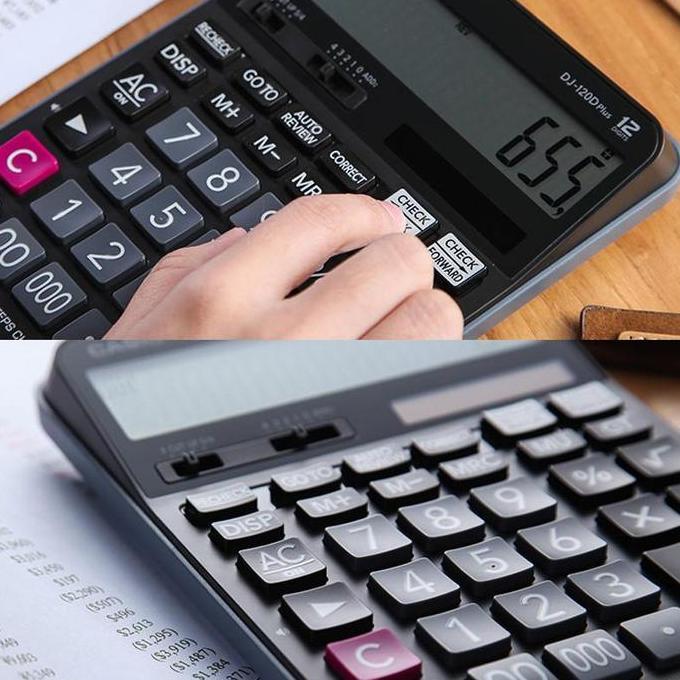 Jual DELSMART Desktop Calculator /Kalkulator kerja ilmiah MJ-120D PLUS ...