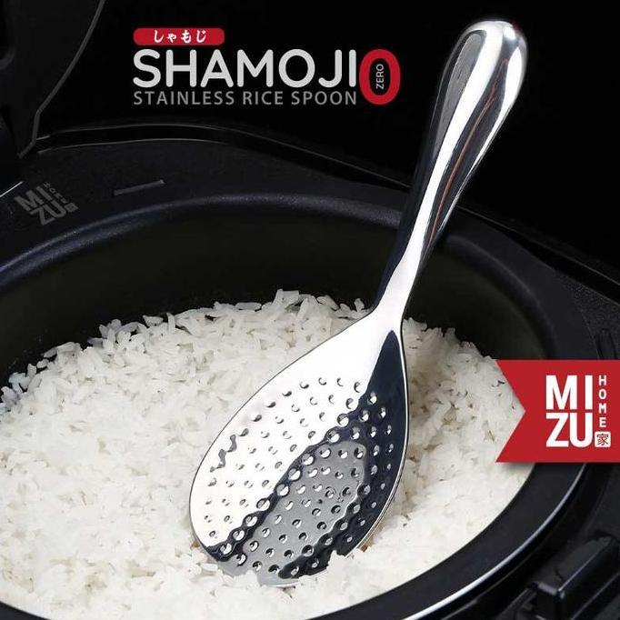 Jual MIZU SHAMOJI-ZERO Rice Spoon Sendok Centong Nasi Stenlis Anti ...