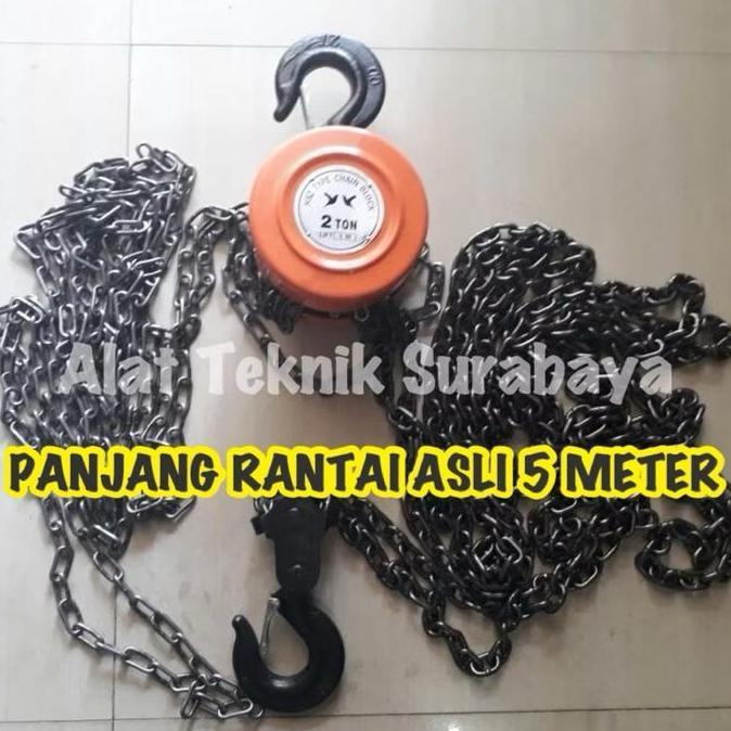 Jual Usisuliwati89 - CHAIN BLOCK 3 T TON X 5 M METER TAKEL KATROL ...
