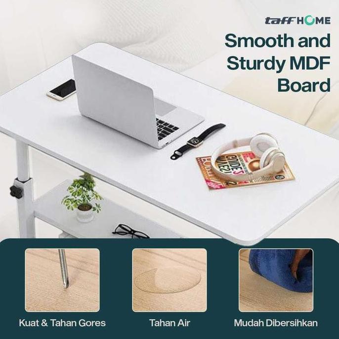 Jual DF75 - Meja Laptop Roda Tiga Tingkat Adjustable Portable Laptop ...