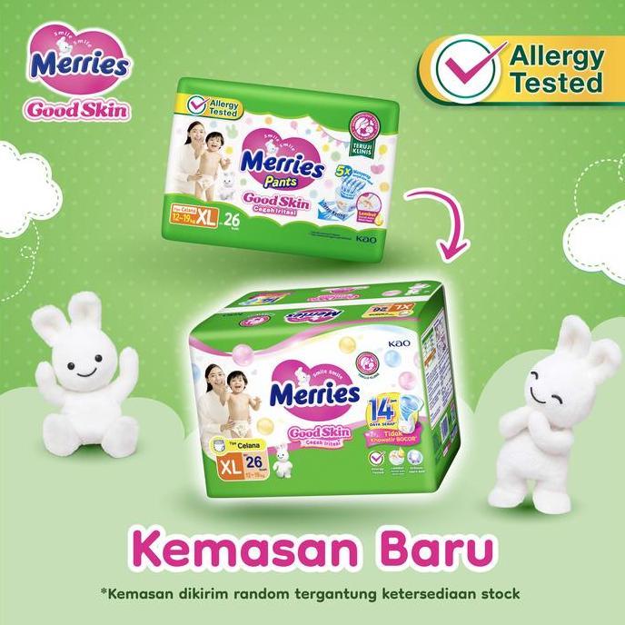 Jual Projecmax- Merries Good Skin Xl26 Carton - Popok Bayi Celana (12 ...