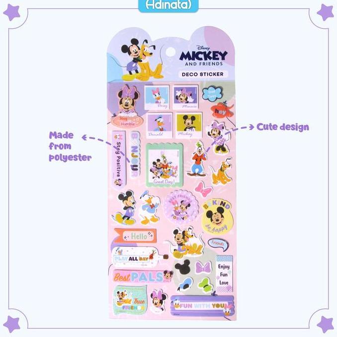 Jual Sedia Mickey Deco Stickers 2501-6154 - Adinata / Sticker ...