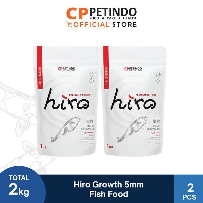 Jual Fishboy- Hiro Growth 5Mm Premium Pakan Ikan Hias 1Kg - Isi 2 ...