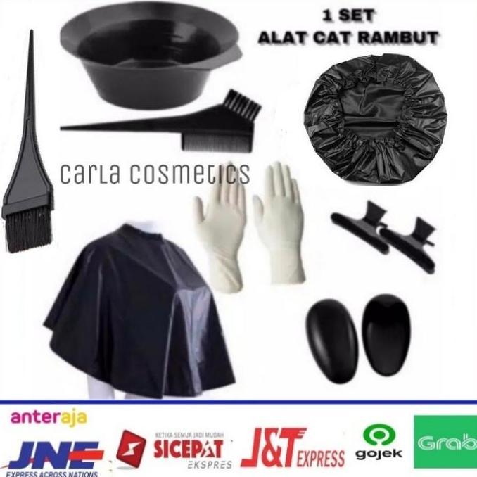 Jual alat cat rambut / perlengkapan alat cat rambut 1 set | Shopee ...