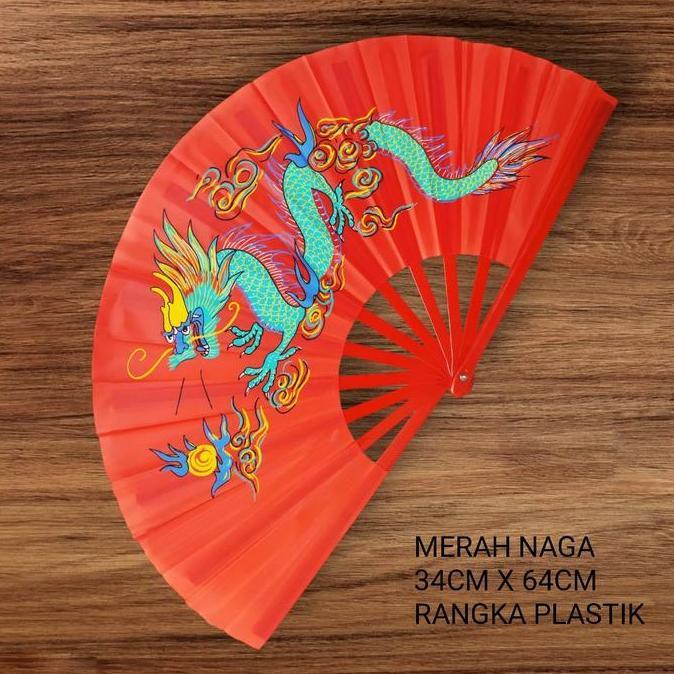 Jual Kipas Taichi Besar Kipas Nari Wushu Silat Taiji Taichi Naga dan ...